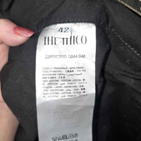 The Attico Leopard Print Denim Shirt Jacket Oversized Tan Black Size EU 42, US 6 - Picture 15 of 16